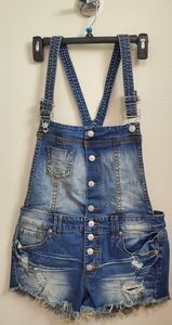 Distressed overalls!